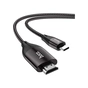 Кабель мультимедийный USB-C to HDMI M 2.0m 4K30Hz gray HOCO (6931474755025) - уменьшенное изображение 1