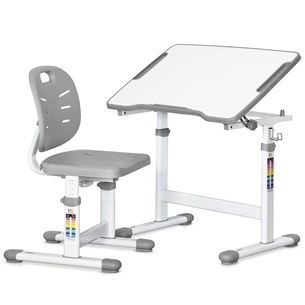 Парта зі стільцем Evo-kids Ergo Grey (Evo-07 Ergo G) изображение 1