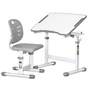Парта зі стільцем Evo-kids Ergo Grey (Evo-07 Ergo G) - зменшене зображення 1