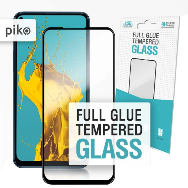 Пленка защитная Piko Full Glue Samsung A21S black (1283126501531) - изображение 1