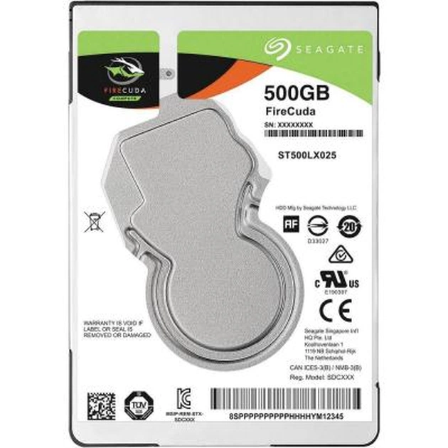 Жорсткий диск для ноутбука 2.5" 500GB Seagate (# ST500LX025-FR #) - изображение 1