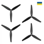 Пропелер для дрона PROP UA CF10х5x3 2СW+2CCW (GF10х5) - зменшене зображення 2