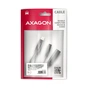 Перехідник USB-C M to 3.5mm F + USB-C F Hi-Res DAC PD 60W black AXAGON (ADA-HCPD) - зменшене зображення 2
