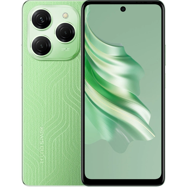 Мобільний телефон Tecno KJ6 (Spark 20 Pro 8/256Gb) Magic Skin Green (4894947014239) - зображення 1