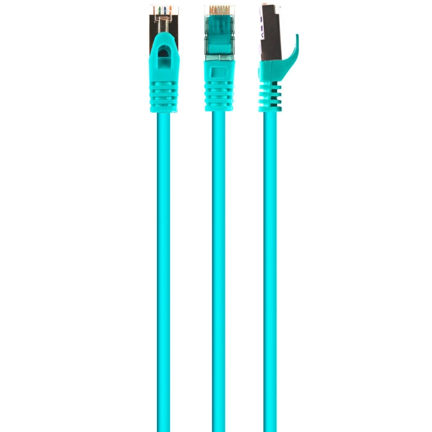 Патч-корд Cablexpert 15м S/FTP Cat 6A CU LSZH green (PP6A-LSZHCU-G-15M) - изображение 1