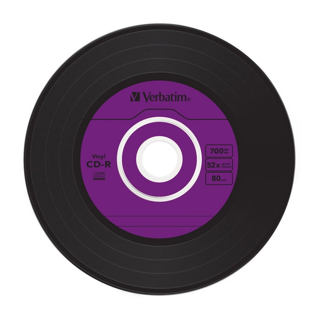 Диск CD Verbatim CD-R 700Mb 52x Slim case Vinyl AZO (43426) - изображение 5