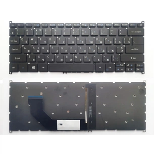 Клавіатура ноутбука Acer Swift SF314-41/SF314-52/SF314-53/SF314-55/SF514-51 черна з п (A46211) зображення 1