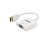 Переходник HDMI M to VGA F 0.25m white VEGGIEG (YT-C-H-V1W) - уменьшенное изображение 1