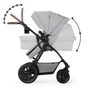 Коляска Kinderkraft 3 в 1 Xmoov Dark Gray (KSXMOV00DGR3000) (5902533920907) - зменшене зображення 12