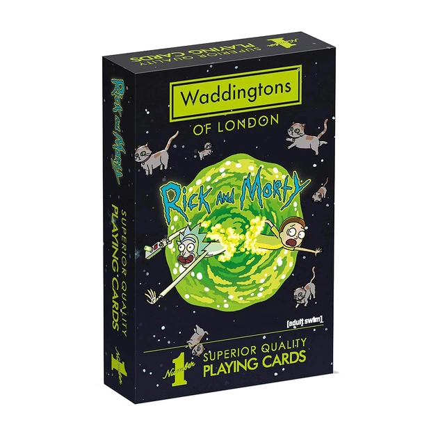Гральні карти Winning Moves Waddingtons Rick & Morty (WM00039-EN1-12) - зображення 1