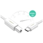 Кабель для принтера Ugreen USB-C 2.0 to BM 1.5m white (40417) - уменьшенное изображение 4