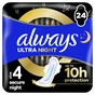 Гігієнічні прокладки Always Ultra Secure Night (Розмір 4) 24 шт. (8006540093764) - зменшене зображення 1
