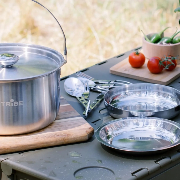 Набор туристической посуды Tribe Hiker Set сталевий (T-FC-0020-metal) - изображение 7