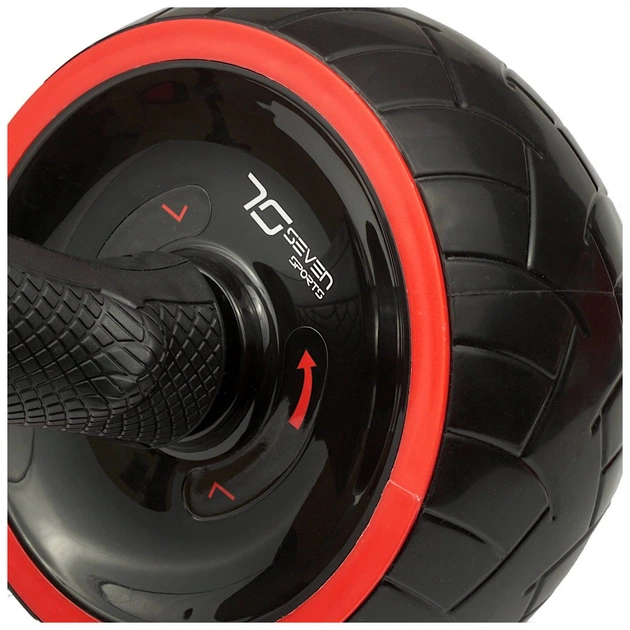 Ролик для преса 7Sports Pro AB Wheel зі зворотним механізмом WA-3 Чорний (WA-3) - зображення 2