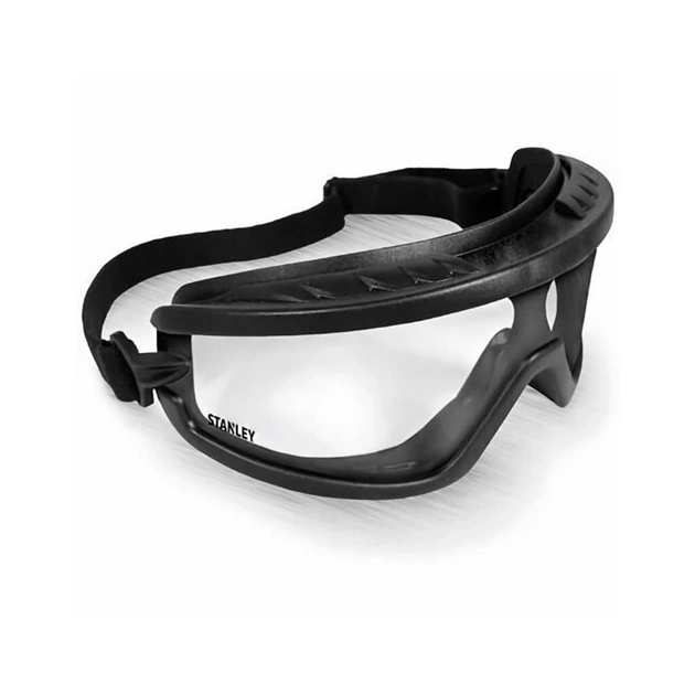 Защитные очки Stanley Black Frame Cle прозрачные, поликарбонатные (SY240-1D) - изображение 1