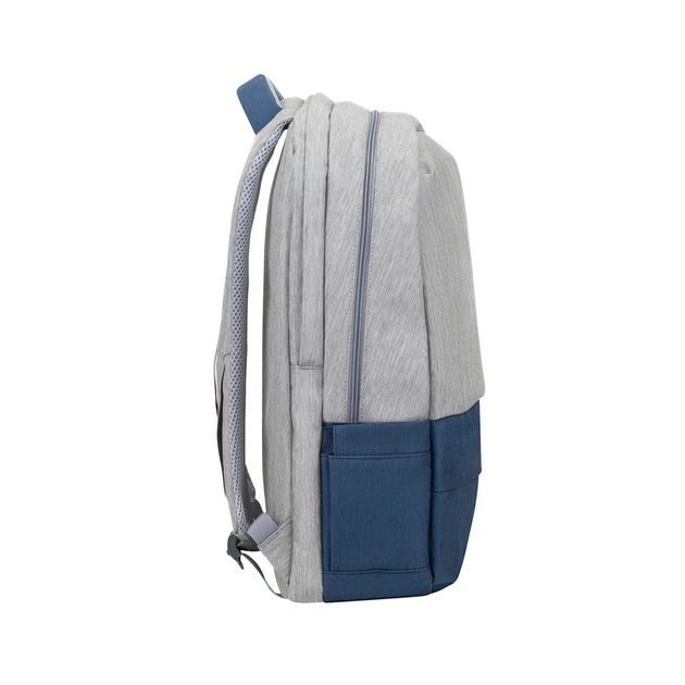 Рюкзак для ноутбука RivaCase 17.3" 7567 Prater, Grey / Dark Blue (7567Grey/DarkBlue) - picture 6