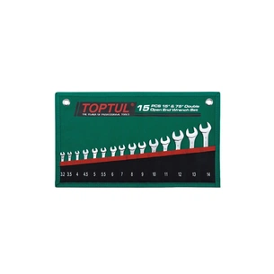 Ключ Toptul ріжковий 15 шт. 3,2-14мм 15 ° х75 ° (GRAJ1501) зображення 1