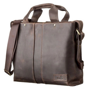 Сумка Shvigel Шкіряна Коричнева (11115) зображення 1