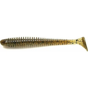 Силікон рибальський Keitech Swing Impact 4" (8 шт/упак) ц:101 green pumpkin pp. (1551.00.65) зображення 1