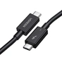 Дата кабель USB-C to USB-C 1.0m Thunderbolt 5 240W 5A 120Gbps 16/8/4K L703 black Ugreen (45996) - зменшене зображення 2