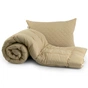 Ковдра Руно набір ковдра 140х205 + 1 подушка 50х70 силіконова Бежева (К_924.52СЛ300_Бежевий) - зменшене зображення 2