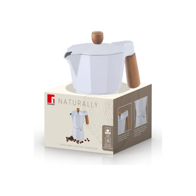 Гейзерна кавоварка Bergner Naturally 6 чашок (BG-38191-WH) - picture 3