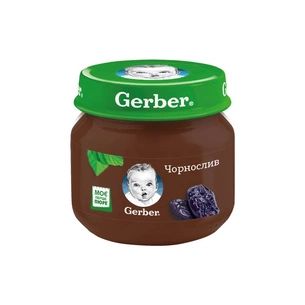 Дитяче пюре Gerber Чорнослив з 6 місяців 80 г (7613033513978) изображение 1