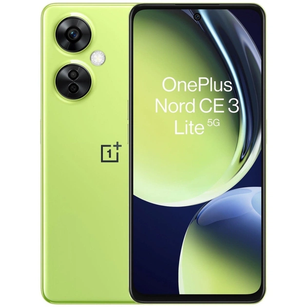 Мобільний телефон OnePlus Nord CE 3 Lite 5G 8/128GB Pastel Lime - зображення 1