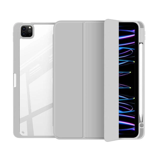 Чохол до планшета BeCover Soft Edge TPU Apple iPad Pro 12.9 2020/2021/2022 Gray (711709) - зображення 1