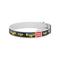 Нашийник для тварин WAUDOG Design з QR паспортом "Дім" S Ш 15 мм Д 26-35 см (білий) (3603-0230-15) - зменшене зображення 2