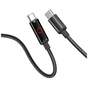 Дата кабель USB-C to USB-C 1.0m 3A PD60W black ColorWay (CW-CBPDCC103-BK) - зменшене зображення 3