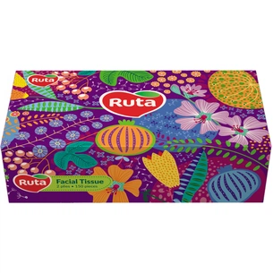 Серветки косметичні Ruta 2 шари 150 аркушів (4820023744714) зображення 1