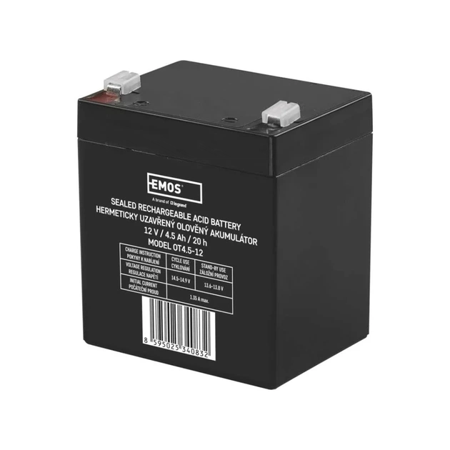 Батарея до ДБЖ EMOS 12V 4.5Ah (B9653) - зображення 1
