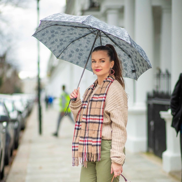 Парасоля Fulton Diamond L852 Marquise - Jacquard Floral (L852-035122) - зображення 4