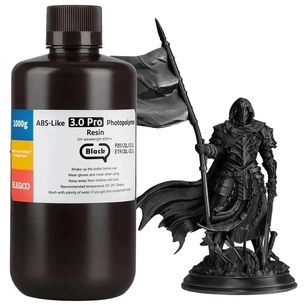 Фотополімерна смола ELEGOO Resin, ABS-like 3.0 pro 1кг, black (50.103.0233) зображення 1