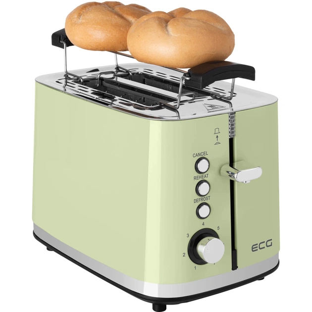 Тостер ECG ST 2766 Vintage Olive - picture 9