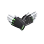 Рукавички для фітнесу MadMax MFG-251 Rainbow Green XS (MFG-251-Green_XS) - зменшене зображення 1