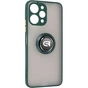 Чохол до мобільного телефона Armorstandart Frosted Matte Ring Xiaomi Redmi 12 4G Dark Green (ARM68903) - зменшене зображення 1