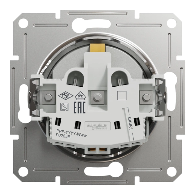 Розетка Schneider Electric ASFORA зі штор. алюміній (EPH2900261) - зображення 8