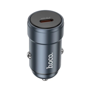 Зарядний пристрій HOCO Z57 USB-C PD30W car charger metal gray (6942007633048) зображення 1