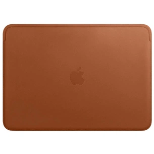 Чохол до ноутбука Apple 13" MacBook Pro, Leather Sleeve, Saddle Brown (MRQM2ZM/A) зображення 1