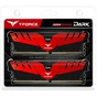 Модуль пам'яті для комп'ютера DDR4 16GB (2x8GB) 2400 MHz Dark Red Team (TDRED416G2400HC14DC01) - уменьшенное изображение 3