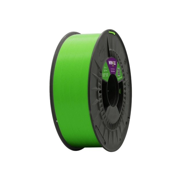 Пластик для 3D-принтера WINKLE PLA HD 1.75mm, 1kg, Fluorescent Electric Green (PLD01000175VERELEWNK) - зображення 1