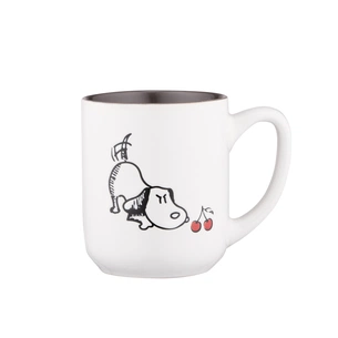 Чашка Ardesto Dog, 380мл, кераміка, біло-сіра (AR3057) зображення 1