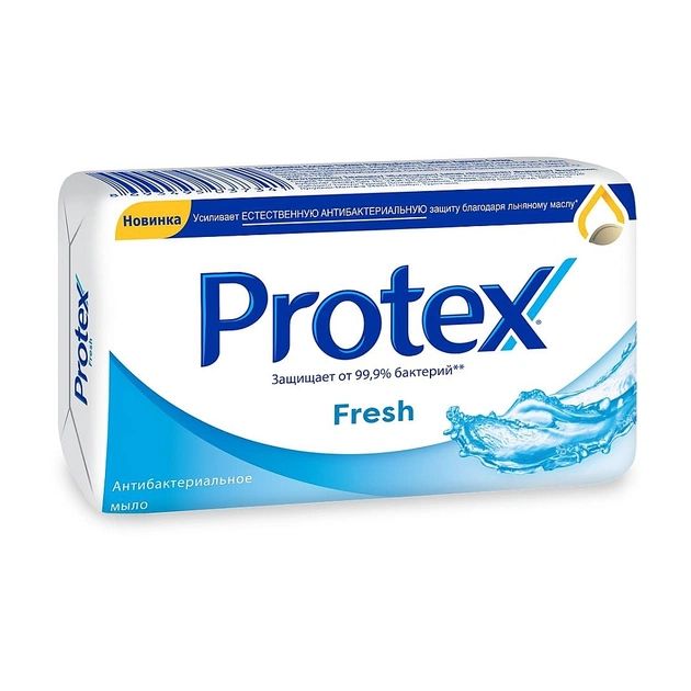 Тверде мило Protex Fresh Антибактеріальне 90 г (8693495037341) - изображение 1