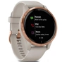 Смарт-годинник Garmin Venu, Light Sand/Rose Gold (010-02173-23) - зменшене зображення 3