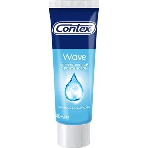 Інтимний гель-змазка Contex Wave зволожуючий з пантенолом (лубрикант) 30 мл (5060040304518) изображение 1