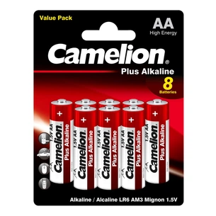 Батарейка Camelion AA LR6 Plus Alkaline * (5+3) (LR6-BP5+3) зображення 1