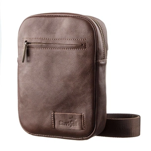 Сумка Shvigel Чоловіча шкіряна Коричнева (19103) зображення 1