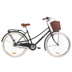 Велосипед Дорожник 28" COMFORT FEMALE PH рама-19,5" St 2020 чорний, багажник + кошик (OPS-D-28-166) зображення 1
